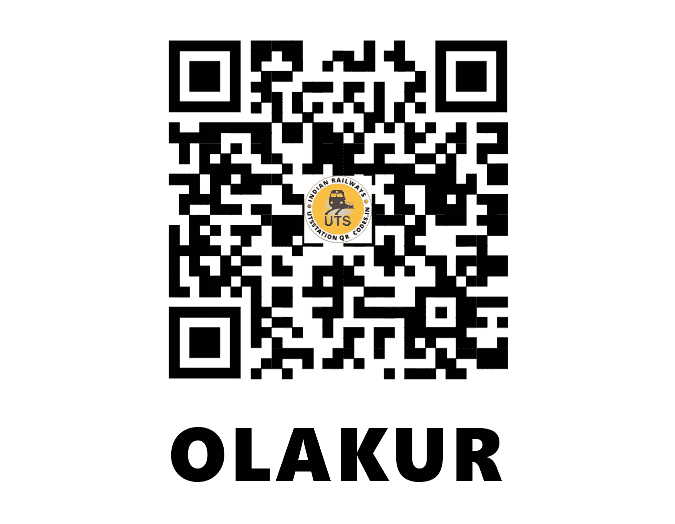 UTS QR Code for OLAKUR - OLA (SR - TAMIL NADU)